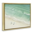thumbnail image 4 of Stupell Industries Summer Shore Beachgoers Nautical & Beach Painting Gold Floater Framed Canvas Art Print Wall Art, 31 x 25, 4 of 10