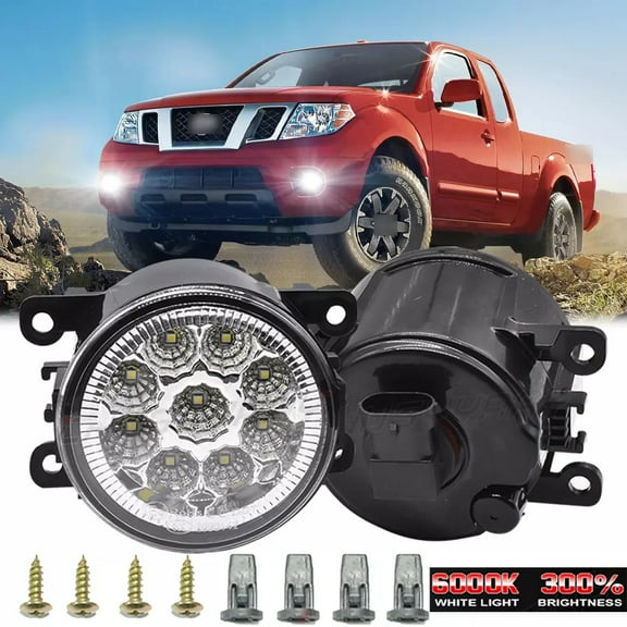 CHUSYYRAY Pair for 2005-2019 Nissan Frontier Factory Bumper Fog Lights Driving Lamps Clear len