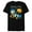Black, variant on Disney PIXAR Nemo and Squirt T-Shirt- Short Sleeve Blended T-Shirt for Adults - Customized-Black