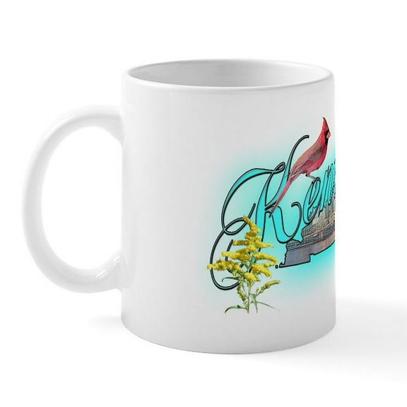 CafePress - Kentucky Mug - 11 oz Ceramic Mug - Novelty Coffee Tea Cup