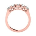 thumbnail image 3 of Aone 3 Carat Lab Grown White Diamond Wedding & Engagement Rose Gold 14K Ring for Women, 3 of 5