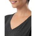 thumbnail image 3 of Time and Tru Women's Slub T-Shirts and Tank Top, 3-Pack, 3 of 18