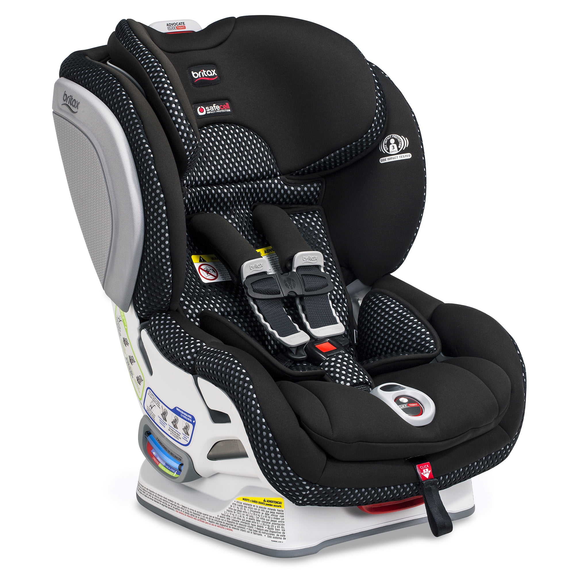 Photo 1 of Britax Advocate ClickTight Anti-Rebound Bar Cool Flow Convertible Car Seat - Gray
