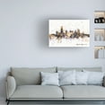 thumbnail image 2 of Trademark Fine Art Michael Tompsett Oklahoma City Skyline II Canvas Wall Art - 22x32, 2 of 5