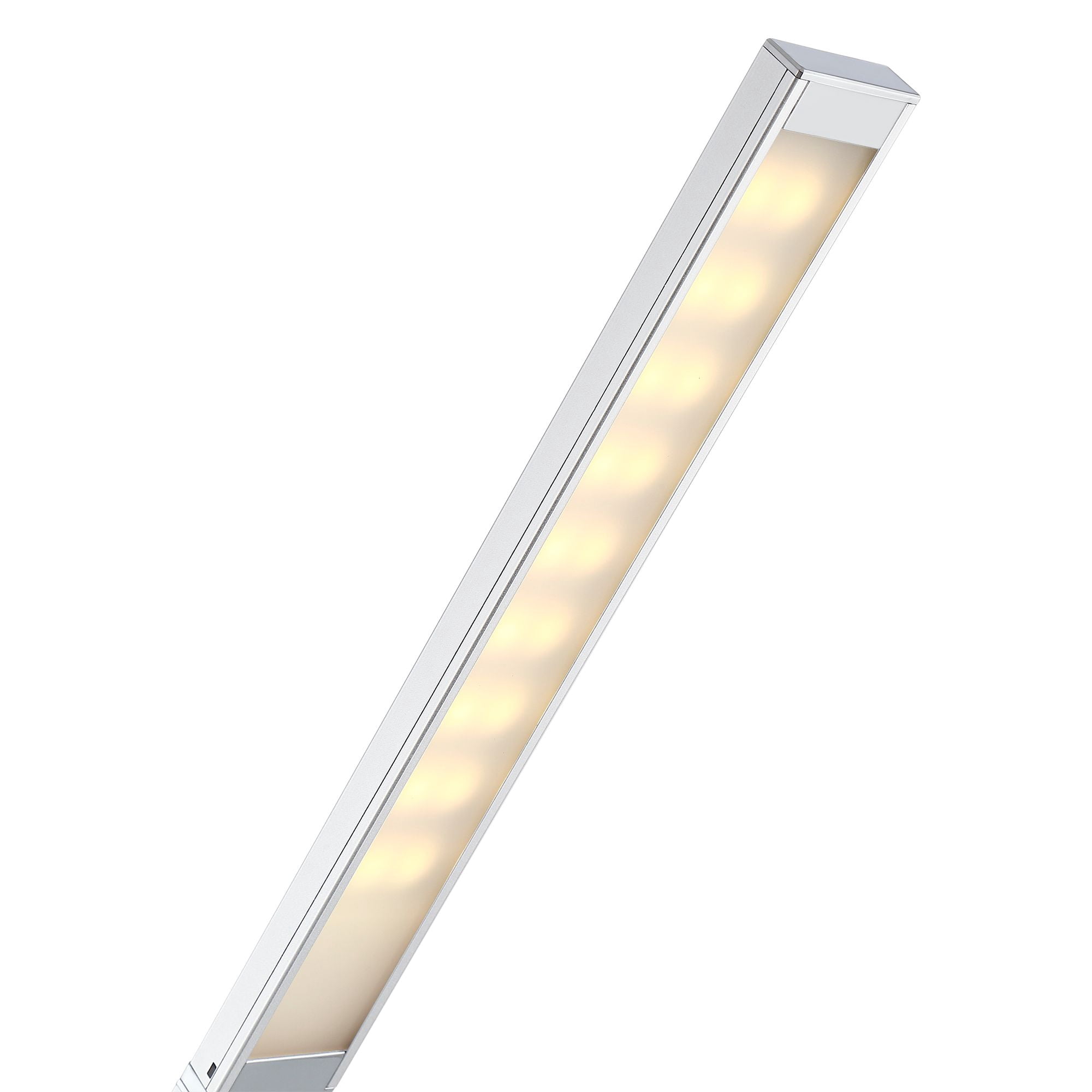 360 Lighting Jett Modern Desk Lamp 16 1/2" High Silver with USB Port and Nightlight LED Dimmer Touch On Off for Bedroom Bedside Nightstand Family Home