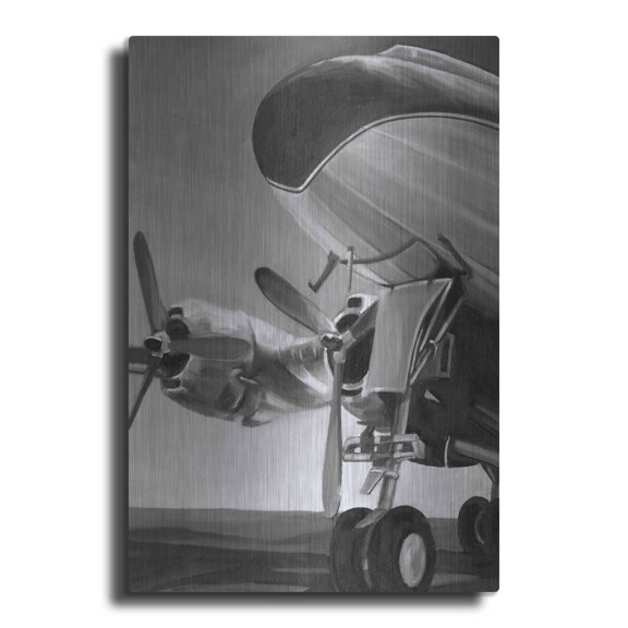 Luxe Metal Art 'Aviation Icon II' by Ethan Harper Metal Wall Art, 12"x16"