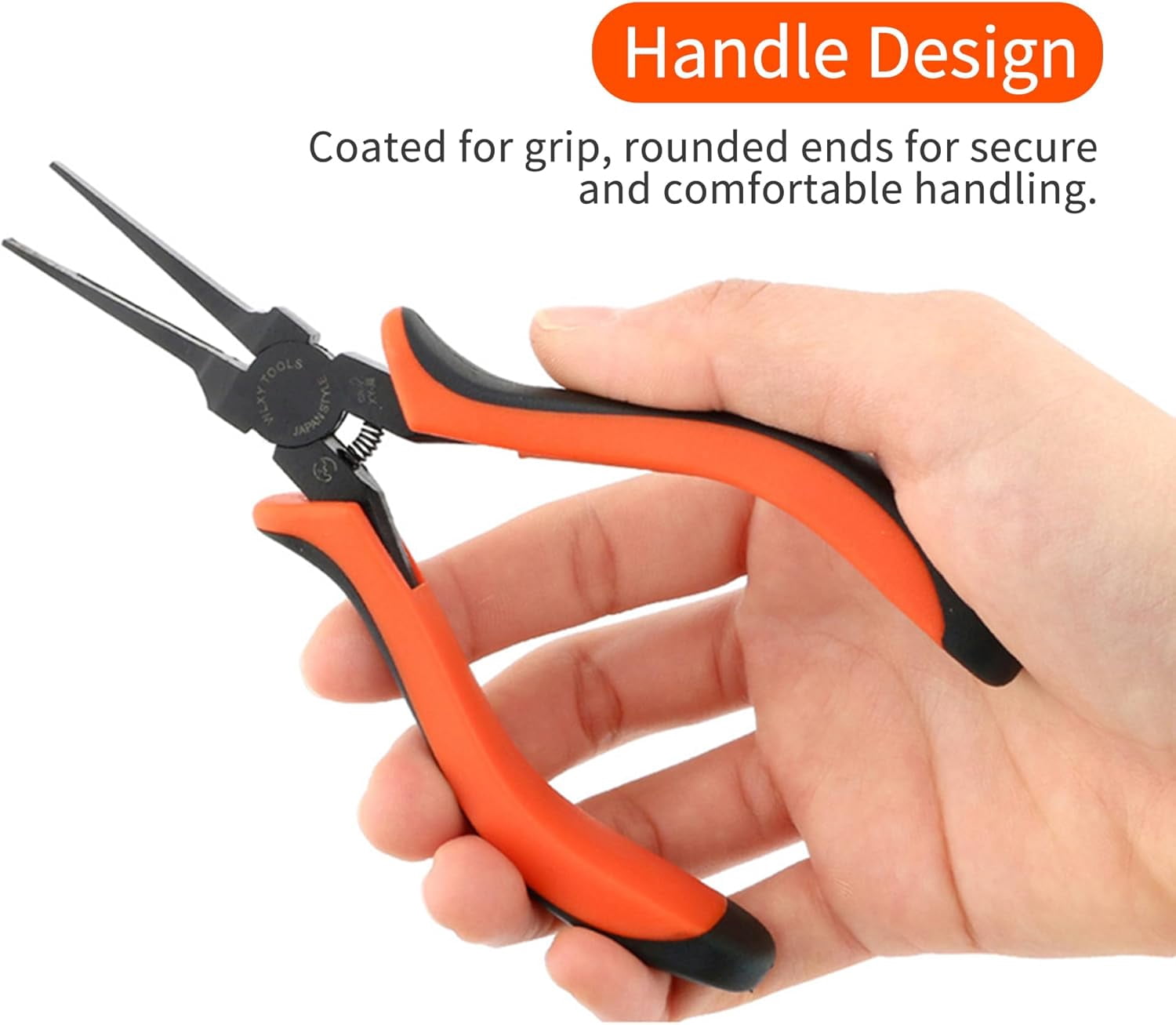 Thin Flat Needle Nose Pliers 5.5 inches Flat Nose Pliers For Jewelry Making, Handcraft Making, PCB Board Repairing etc.