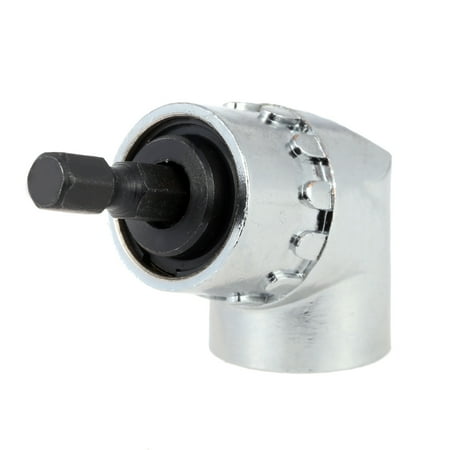 

105 Degree Angle Extension Right Angle Quick Change Driver Drilling Extension Shank Screwdriver Magnetic 1/4 Inch Hex Drill Bit Screwdriver Socket Holder Adaptor Sleeve