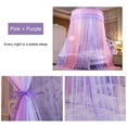 thumbnail image 2 of Oaktree--Luxurious Princess Garden Lace Bed Curtain Crown Net Round Hoop Girl Princess King Size Bed, Size 150*280cm /59"x 110"&nbsp;, 2 of 4