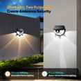 thumbnail image 2 of Paquete de 4 luces solares con sensor de movimiento, 270°, IP65, resistentes al agua, 2 of 6