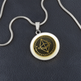 thumbnail image 3 of Collier Cercle en or Ethereum en Acier Inoxydable Ou en or 18 Carats 18-22", 3 of 7