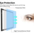 thumbnail image 6 of TOHETO A4 Light Pad Light Acrylic Panel Copy Board Tracking Pad for Diamond Painting Sketch Animation Sketching Weeding Vinyl X-ray Viewing, 6 of 11
