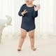 thumbnail image 1 of Cowsor Baby Cotton Spandex Long-Sleeve bodysuits unisex boy girl, 1 of 7