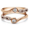 Infinity Ring Guard Enhancer in Sterling Silver (0.34ctw)