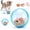 Blue-A, variant on Interactive Cat Toys for Indoor Cats: Self-Rolling Mouse Ball Toy (Blue-C) | • 360-Degree Automatic Rolling • Durable & Scratch-Resistant Shell • Ideal for Bored Adult Cats
