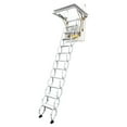 thumbnail image 6 of PreAsion Attic Pull Down Ceiling Ladder Stairs Hidden Pull-down Foldable Stairs 12 Steps White, 6 of 20