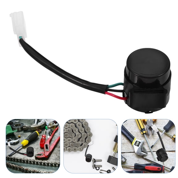 LEORX Motorcycle Indicator Warning Buzzer Black Plastic Signal Flasher 1Pcs