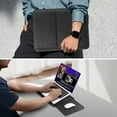 thumbnail image 7 of Fintie Sleeve Case for MacBook Air 13.6 M3 M2 / MacBook Pro 14 / MacBook Pro 13 M2 (2016-2023) / MacBook Air 13.3 - Premium PU Leather Slim Bag Cover with Stand Feature, Black, 7 of 7