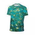 thumbnail image 4 of T Shirt For Men Van Gogh Male Almond Tree Floral Art Classic Running Comfortable Summer Trendy Cool, 4 of 6