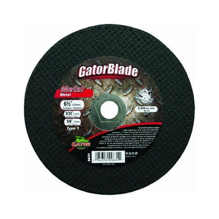

Gator Blade Type 1 6 In. x 040 In. x 7/8 In. Metal Cut-Off Wheel 9629
