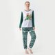 thumbnail image 2 of Conjunto cálido de Navidad para padres e hijos, pijama estampado para el hogar, conjunto de dos piezas para mamá Fridja  nalpqowj25686, 2 of 7