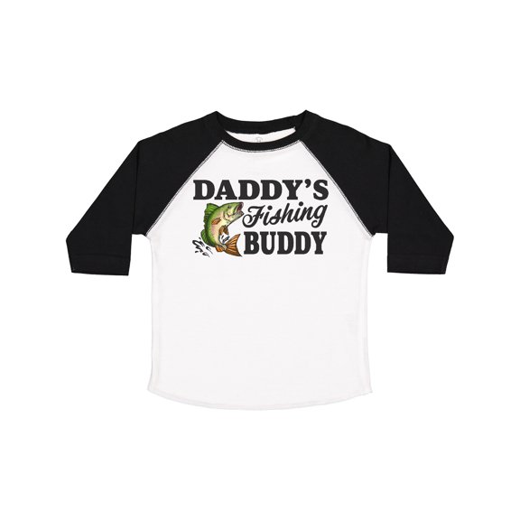 Inktastic Daddy's Fishing Buddy Boys Toddler T-Shirt