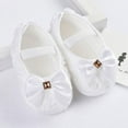 thumbnail image 2 of Xinhuaya Baby Girls Shoes Noble Bow Flower Shallow First Walker Infant Soft Sole Prewalker, 2 of 5