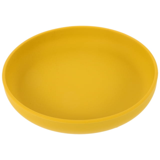 Milisten Silicone Scoop Plate Elderly Care Spill-Proof Plate with Suction Cup Base Disabled Non-Slip Tableware