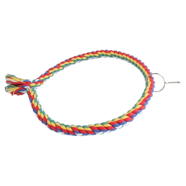 Ccdes Bird Colorful Swing Ring, Climbing Bird Swing Toys Hanging For Lovebirds
