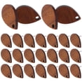 thumbnail image 1 of SHISUYAN 30pcs Wood Post Earring Studs Creative Earrings Accessories Earring Posts for Jewelry Making, 1 of 8