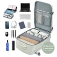 thumbnail image 2 of 1pc Simple Travel Backpack, Multi-layer Design Large Capacity Backpack With Dty Wet Separate Storage And Independant Shoe Storage, Business 16 Inch Laptop Backpack, Fashion School Backpack With USB Charging Port, Waterproof Backpack, 2 of 5