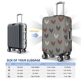 thumbnail image 6 of Xecao Rooster print Elastic Luggage Cover, with double-sided print , is perfect for travel, business, and daily use, 6 of 9