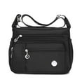 thumbnail image 2 of MUSOIE Multi-Pocket Shoulder Handbag Water-Resistant Nylon Crossbody Bag Large Purses Messenger Bag, 2 of 7