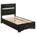 thumbnail image 4 of Coaster Miranda 4-Piece Twin Bedroom Set, Black, 4 of 20