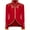Red, variant on Lilgiuy Men's Fashion Halloween Retro Style Stitching Suit Gold Embroidered Jacket