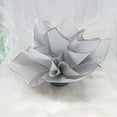 thumbnail image 3 of 20 Sheets Pure color gold edge Flower Wrapping Paper,Florist Bouquet Supplies,DIY Crafts,Gift Packaging or Gift Box PackagingLight grey, 3 of 4