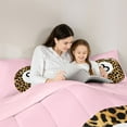 thumbnail image 5 of Castle Fairy 2-Piece Twin Leopard Billiards Bedding Comforter Set, 5 of 8