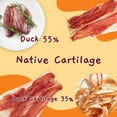 thumbnail image 4 of (3 pack) Jungle Calling Duck Wrapped Bones Dog Treats,Rawhide Free Dogs Snacks,5.29 oz, 4 of 11