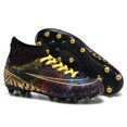 thumbnail image 3 of Botas de fútbol profesionales para hombre, zapatos de fútbol con pinchos largos, transpirables, hasta el tobillo, ultraligeros, envío directo, 3 of 4