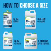 EcoStrong Fruit Fly Drain Treatment, Drain Fly and Gnat Eliminator Gel, 2 Gallon