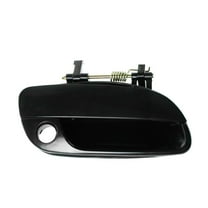 TRQ Door Handle Smooth Black Front Passenger Side Right RH for 01-06 Elantra New DHA48946