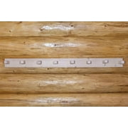 Homestead Collection Coat Rack, 5 Foot, Clear Lacquer Finish