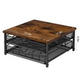 thumbnail image 3 of 2-Tier Coffee Pod Drawer Organizer with Baskets, 72-Capacity K-Cup Storage Holder for Kitchen Countertop, Industrial Style in Brown and Black, 3 of 7
