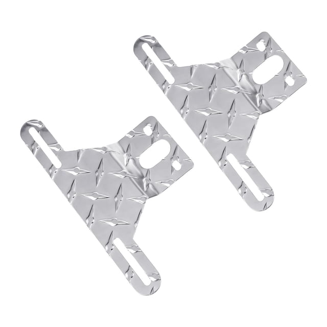2 soportes para luz de matrícula, fáciles de instalar, repuestos para soportes de luz de matrícula para coches.