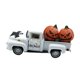 thumbnail image 4 of Camión de aleación de Halloween, modelo a escala, regalo, con 2 calabazas, decoración de mesa para Halloween. Blanco, 4 of 9