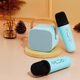 thumbnail image 2 of Alician Mini Karaoke Machine With Microphone Set Portable Wireless Speaker For Kids Teens Home Family Parties Outdoor Gatherings, 2 of 8