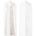 thumbnail image 1 of Bolsas para ropa Simple Houseware, transparentes, 165 cm con cremallera, paquete de 2, 1 of 9