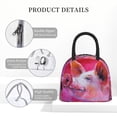 thumbnail image 4 of Salouo Pig for Insulated Lunch Bag for Women/Men - Leakproof Cooler Tote Bag Organizer - Reusable Lunch Box for Office Picnic Hiking Beach-One Size, 4 of 6