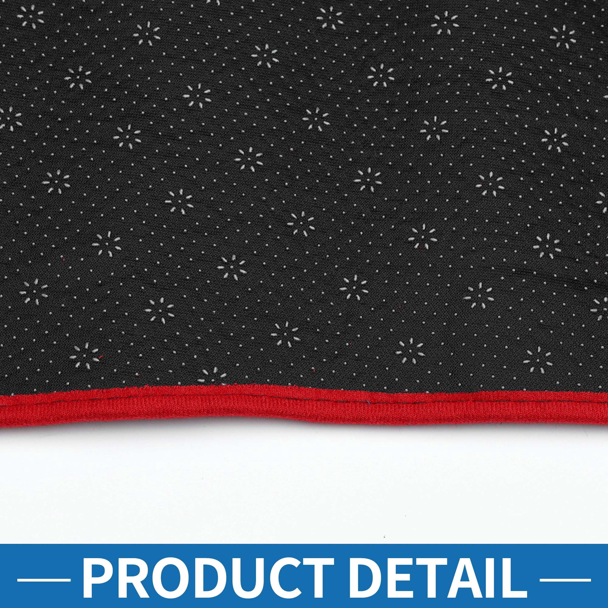 Unique Bargains Non-Slip Dashboard Carpet Mat for Nissan Versa Tiida C11 2007-2011