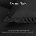 Comforter Full Black All Season Down Alternative, Cooling Quilted Duvet